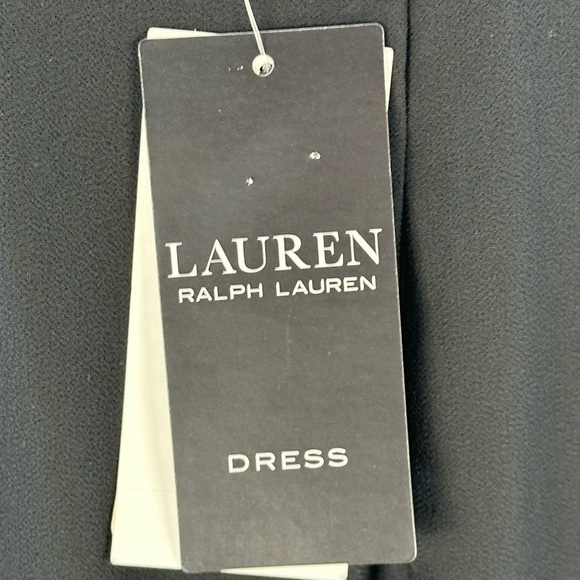 Lauren Ralph Lauren Sleeveless Layer Bottom Midi Dress - Black - size 16 - Picture 10 of 11